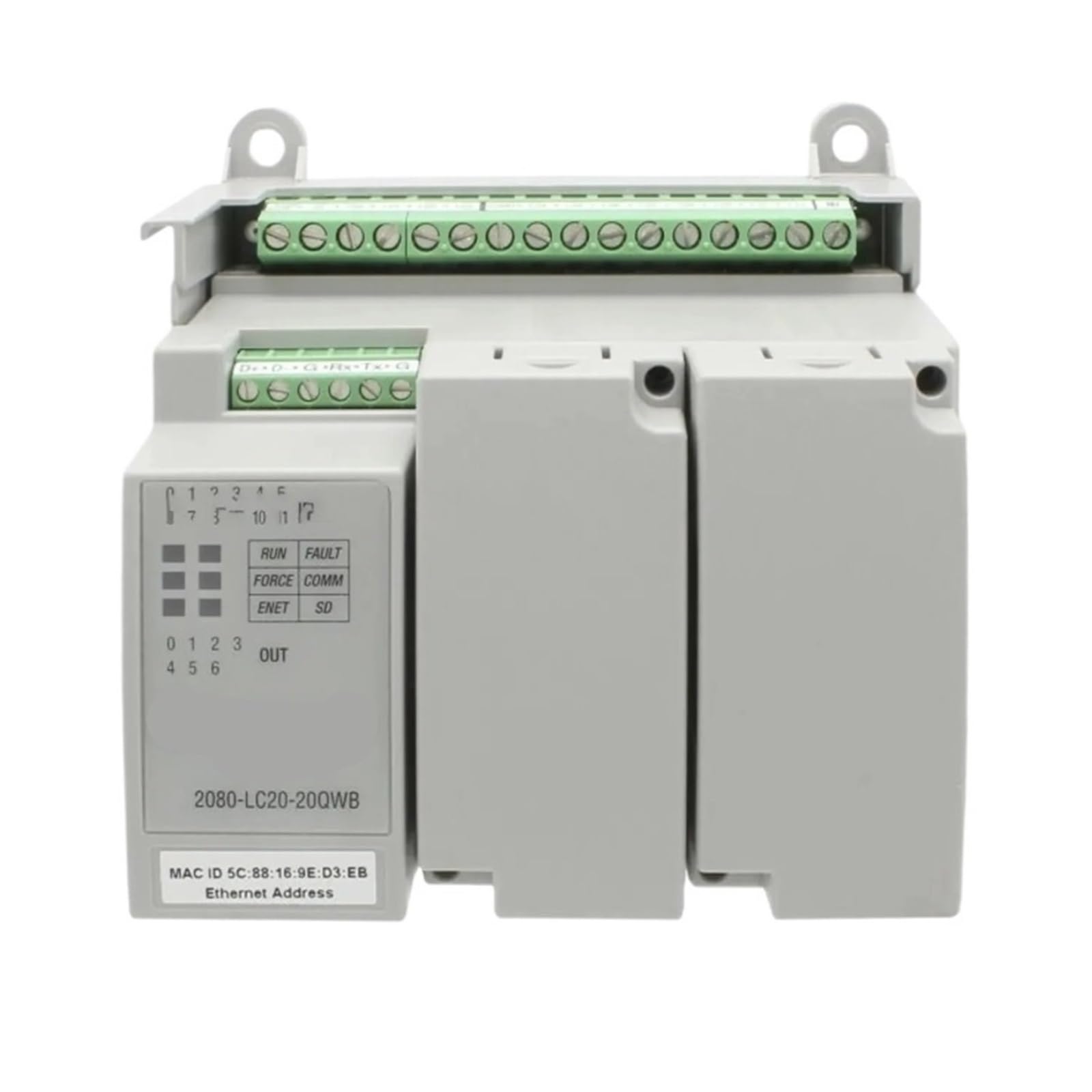 Automate 2080-LC20-20QWB et module de commande pour gestion de convoyeur