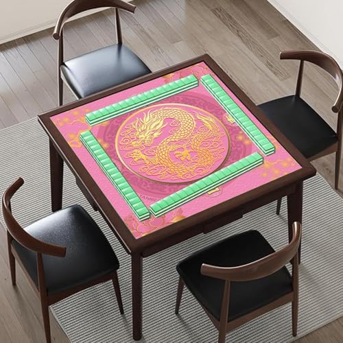 Tapis de mahjong rétro de qualité supérieure - Protection de table 27x27
