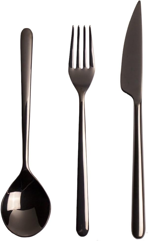 Zani イタリア製　ステンレス モダンデザイン　カトラリーセット ４組16点 Zani イタリア製 ステンレス モダンデザイン カトラリーセット 4組16