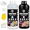 ResinAngel 64oz Epoxy Resin Kit – Ultra Clear 1:1 Ratio, Long-Term Anti-Yellowing, Self-Leveling & No Bubble Resin for Beginners & Pros in Jewelry, Crafts & Resin Art (32oz A + 32oz B)