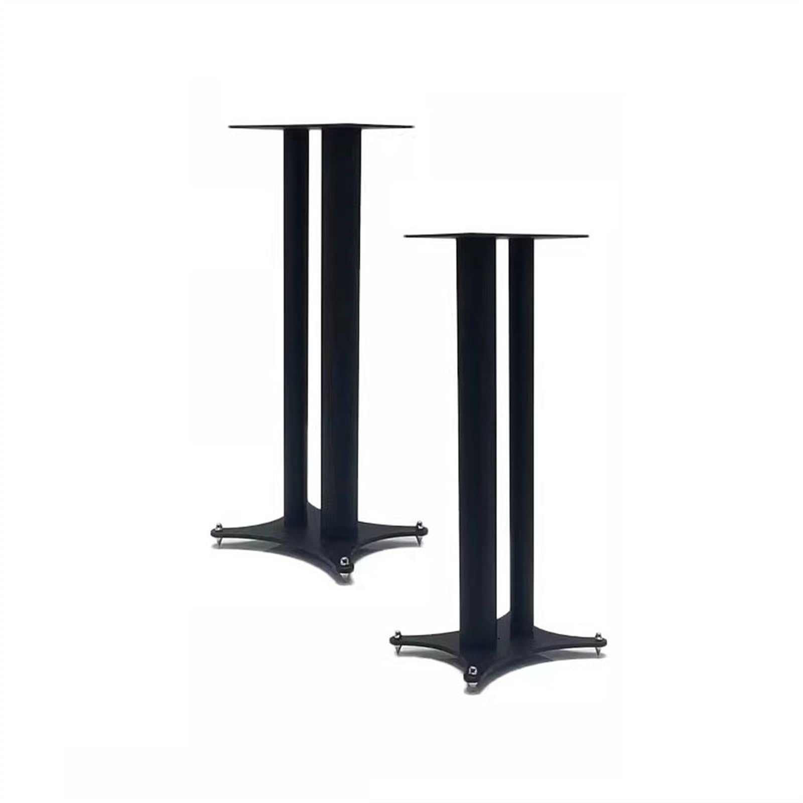 soporte de altavoz Estante de Audio profesional, soporte de suelo envolvente, estante de Audio y vídeo en casa, estante de altavoz de Metal completo, caja de estantería, soporte a prueba de golpes par