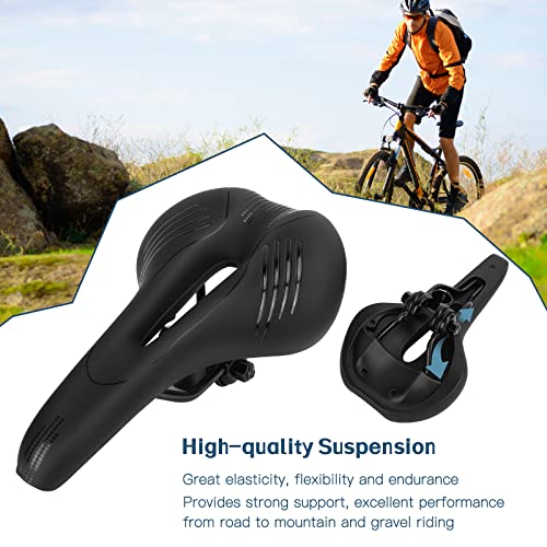 Tonbux Comfortable Bike Seat, Soft Bike Seat Cushion For Men Women Comfort, Breathable Bicycle Seat Replacement Compatible With Peloton, Padded Bicycle Saddle For Mountain Mtb Bmx Road Exercise Bike #TOP4