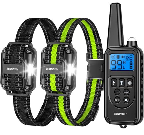 Dog Training Collar with Remote, 4200FT Electronic Dog Shock Collar with Beep, Vibration, Shock,...