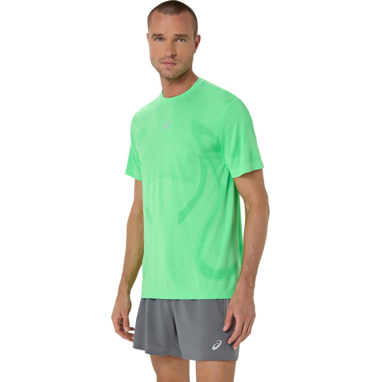 ASICS Road Seamless SS TOP VITAL Green/Illuminate Green - L