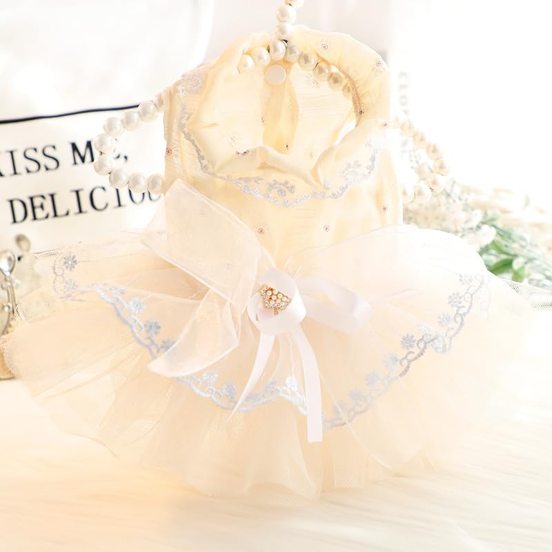Vestido para Perros Pequeños AZA Talla XL Blanco miniatura 2