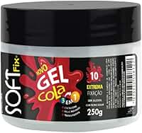 Soft Fix Gel Fixador Cola Branco 250G Softfix Incolor
