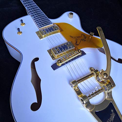 Slfdxdp Electric Guitar Electric Guitar Semi Hollow Head Acoustic Steel String Guitars Guitar Strings Acoustic Steel (Size : 39 Inches) #TOP2