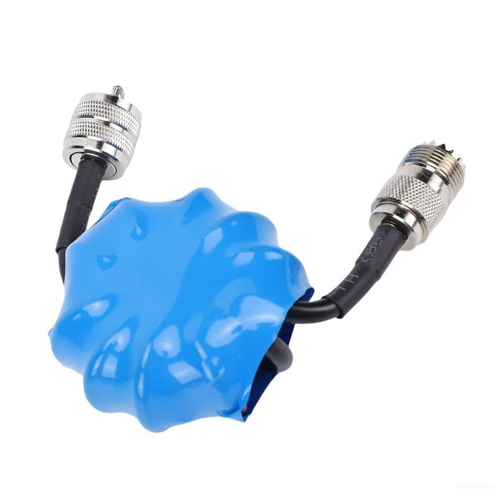 Balun de corriente 1:1 Estrangulador de modo común para antenas 1.8-30MHz 45mm ferrita 100W PEP conector RF