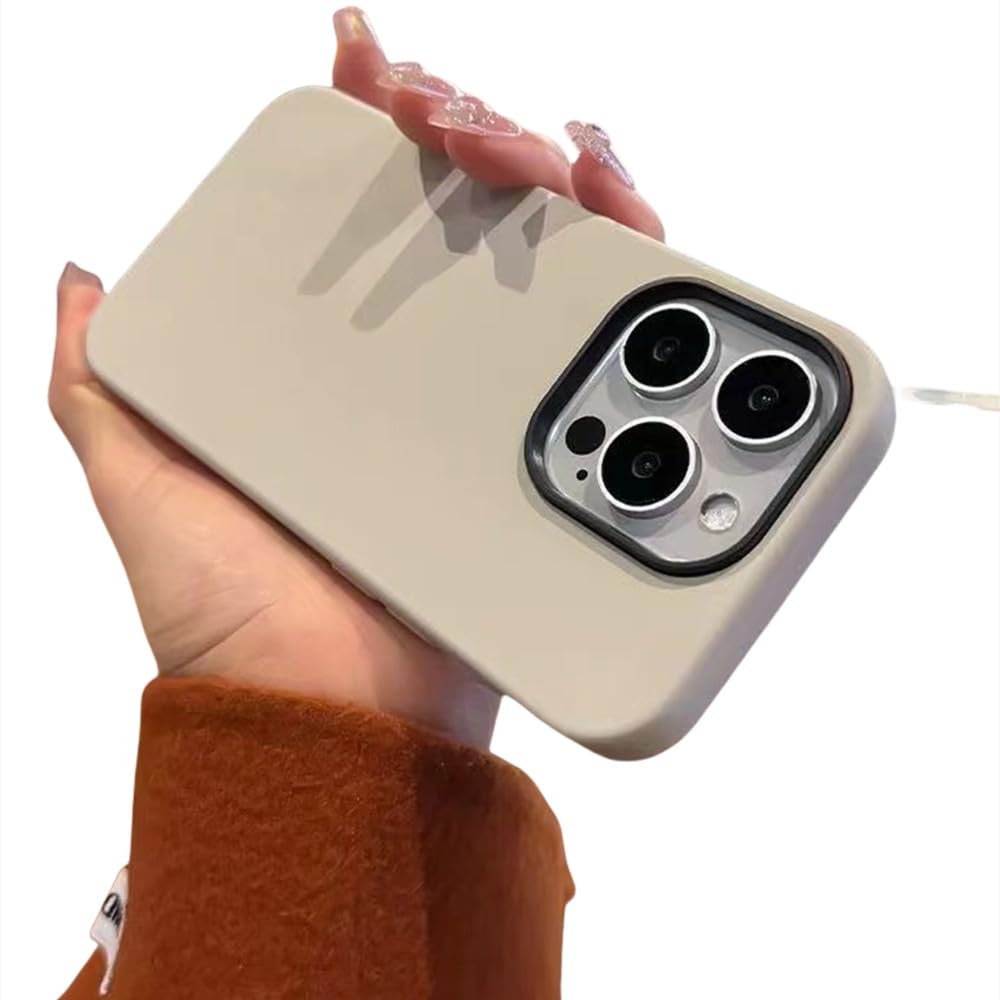 Housse silicone liquide iPhone 15 Pro Max mode minimaliste