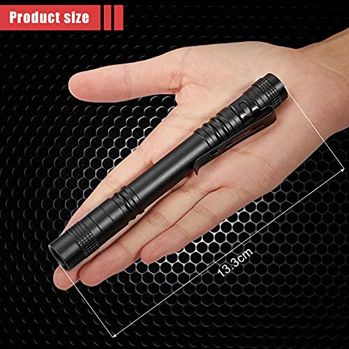 Honoson Uv Black Light Flashlight Small Blacklight Flashlights Pen Lights For Leak, Pet Urine, Hotel Inspection, Dry Stain And Dye Detector, 5.2 Inches Long (2 Pieces) #TOP1