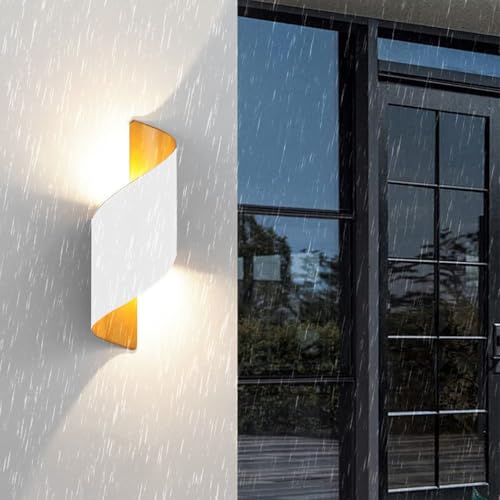 Applique murale LED pour jardin et porche d'entrée moderne