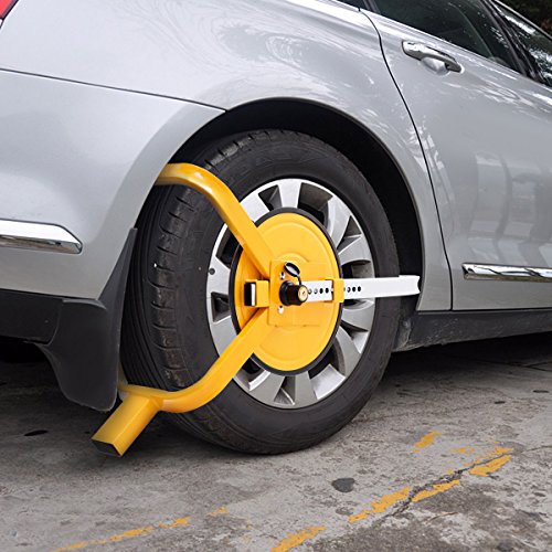Parkkralle Costway Wegfahrsperre für Reifen und Rad
