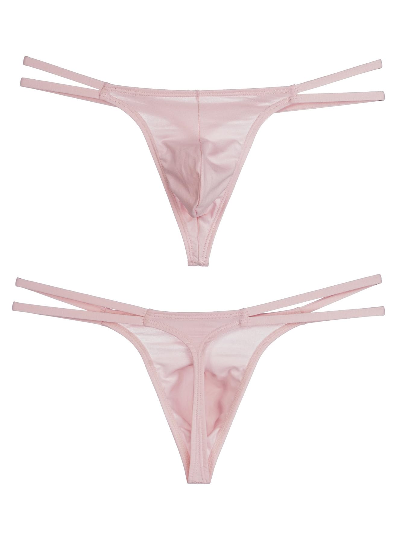 Lot de 3 Strings en Coton pour Homme avec Dos en T Sexy Classique