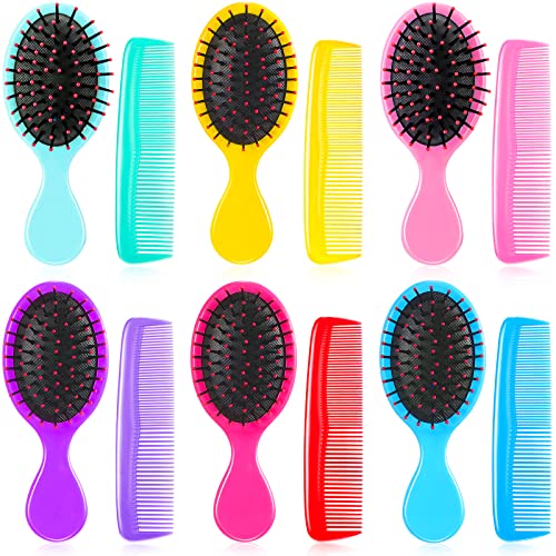 Peigne à cheveux fins et larges avec mini brosse pour bébé et adulte