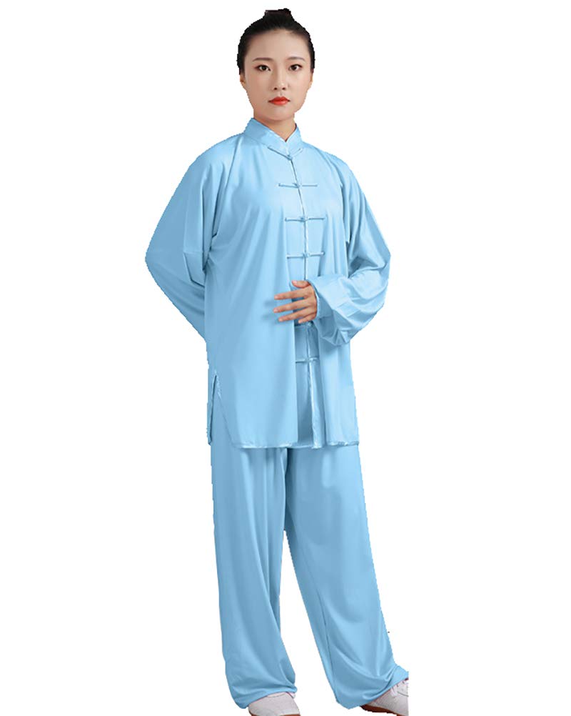 Daoba Women's Tai Chi Uniform Chinese Traditional Tai Chi Suits Martial Arts Wear Long Sleeve Morning Exercises Kung Fu Clothing