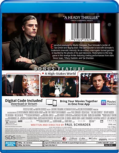The Card Counter Blu-ray soluciona el streaming lento con máxima calidad USA 3