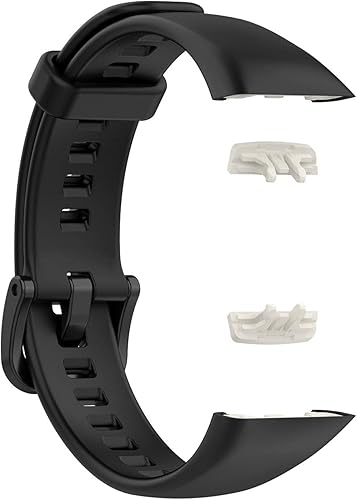 Miniatura 4 de Silicone Strap Compatible with Band 6  Honor Band 18 Active Smartwatch - Soft Silicone Replacement Strap Adjustable Sport Watch Straps