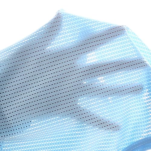 Kids Boys Soccer Pinnies Training Jersey Mesh Sports Vest Breathable Quick Dry Tank Top (Light Blue, 6-12 Months)2