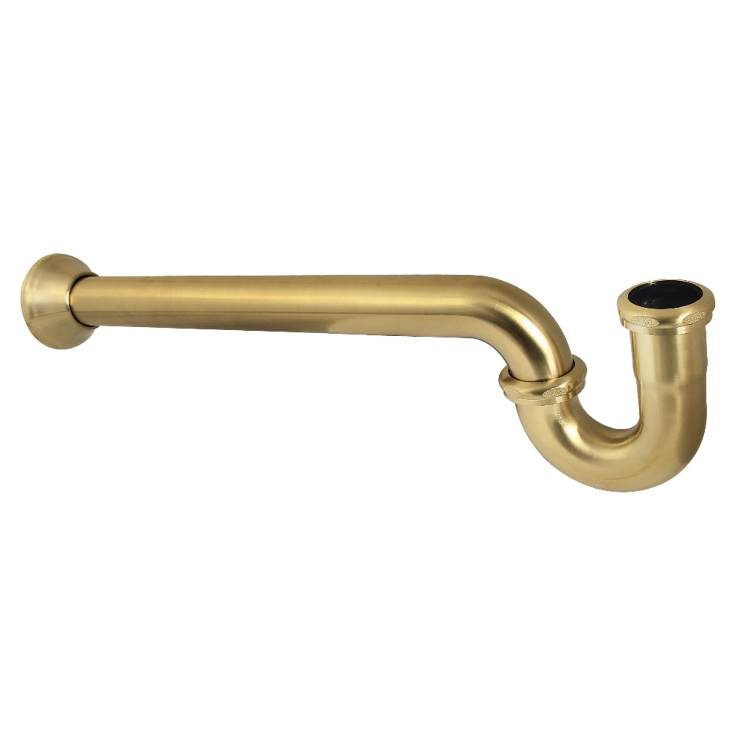 Siphon en P vintage avec bride de cloche Kingston Brass CC5187 longueur 18