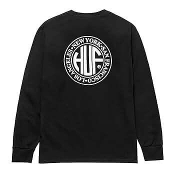 Amazon | [ハフ] グラフィックプリント 長袖プリントTシャツ