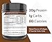 Bone Broth Protein Powder Chocolate - Grass Fed Collagen Peptides - Protein Powder Without Artificial Sweeteners - No Sugar, Paleo & Keto Friendly -Dairy Free, Gluten Free - 20g Protein, 20 Servings