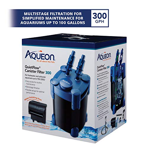 Aqueon 100532120 Quietflow Aquarium Fish Tank Canister Filter For 55-100 Gallon Aquariums thumb #2