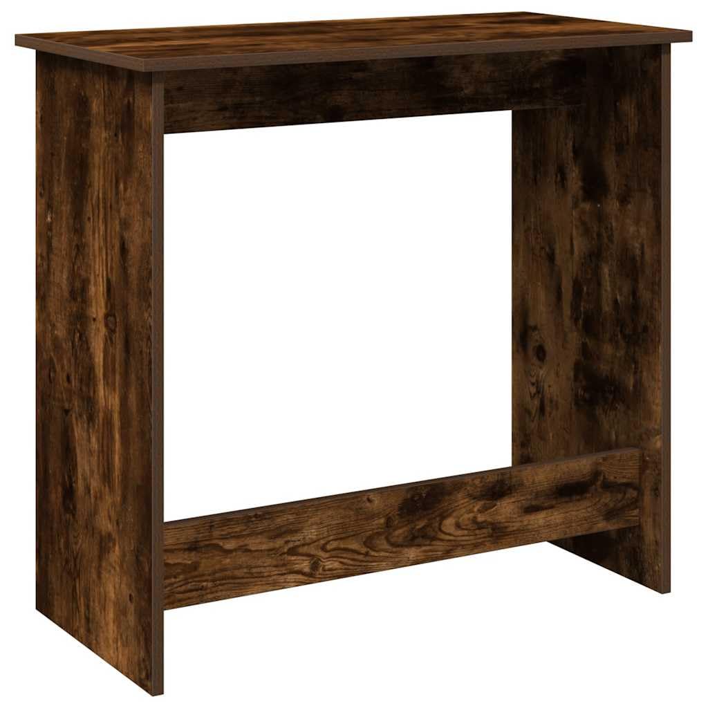 Scrivania affumicatura 80 x 40 x 75 cm, materiale in legno, robusto computer desk per casa, ufficio, design moderno, versatile