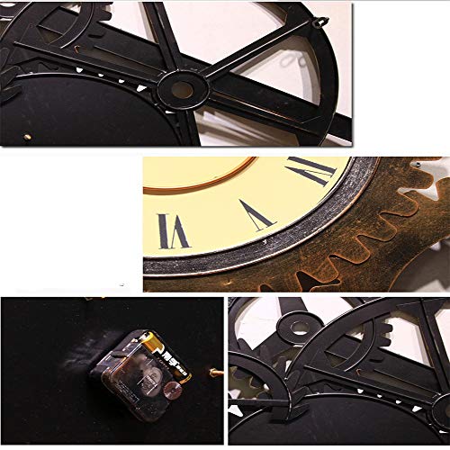 Asskanaer Steampunk Wall Clock Gear Wall Clock Vintage 3D Wall Clock Metal Gear Wall Art Clock Industrial Style Home Decor For Home Bar Retro Décor steampunk buy now online Asskanaer Steampunk Wall Clock Gear Wall Clock Vintage 3D Wall Clock Metal Gear Wall Art Clock Industrial Style Home Decor For Home Bar Retro Décor steampunk buy now online
