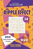 Sudoku Ripple Effect - 200 Easy to Normal Puzzles 9x9 (Volume 14)