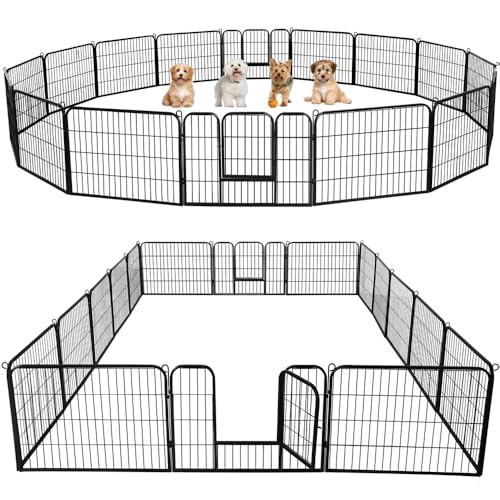 Yaheetech 16pcs Vallas para Perros Extensible