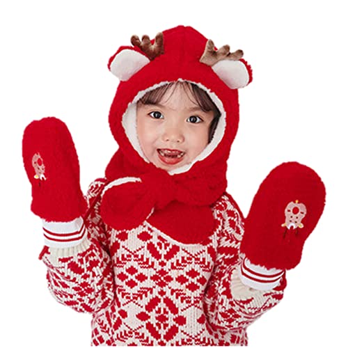 Gorro y bufanda de invierno para niños, el conjunto ideal de Año Nuevo para regalar
