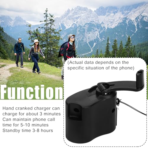 Cargador portátil manual USB para teléfono y emergencias miniatura 4