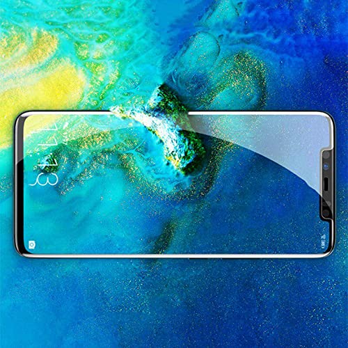 Image of STP FEEL Premium Tempered Glass Screen Protector Guard For Huawei Mate 20 Lite (Black, Pack of 1) Edge to Edge Coverage with Easy Installation Kit