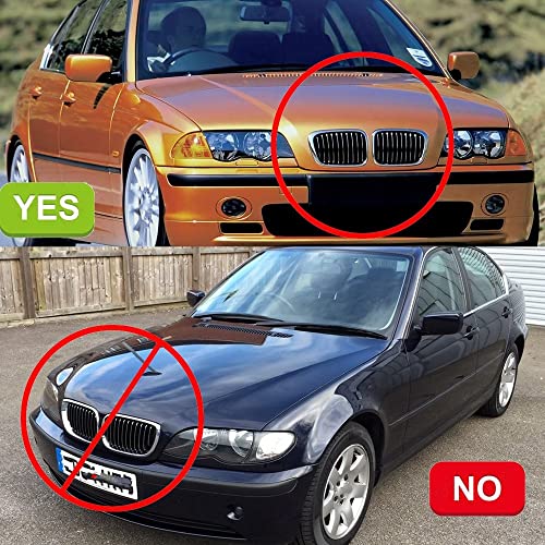 Rejilla de riñón para parachoques de BMW E46; renueva tu modelo 4 puertas 7
