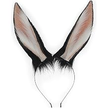 Faylay Women Cosplay Bunny Ears Rabbit Headband Animal Ears Furry Bunny Ears Party Accessories