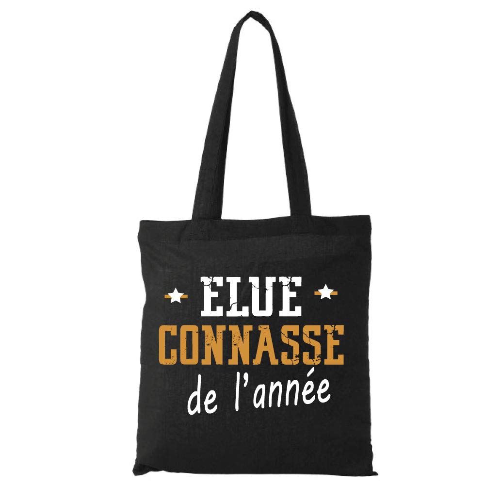 Stylx Design Tote Bag Blanc Humoristique Super Sac Pour De Super Courses Format 38x42 Cm - 100% Polyester - Sac Cabas, Sac De Course, Sac Fourre-Tout, Sac En Toile