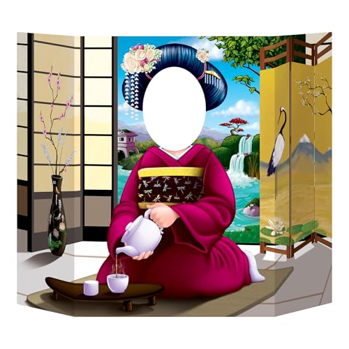Geisha Girl Photo Prop Party Accessory (1 count) (1/Pkg)