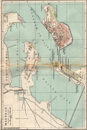 Massawa Eritrea Map Journal: Vintage Map Notebook