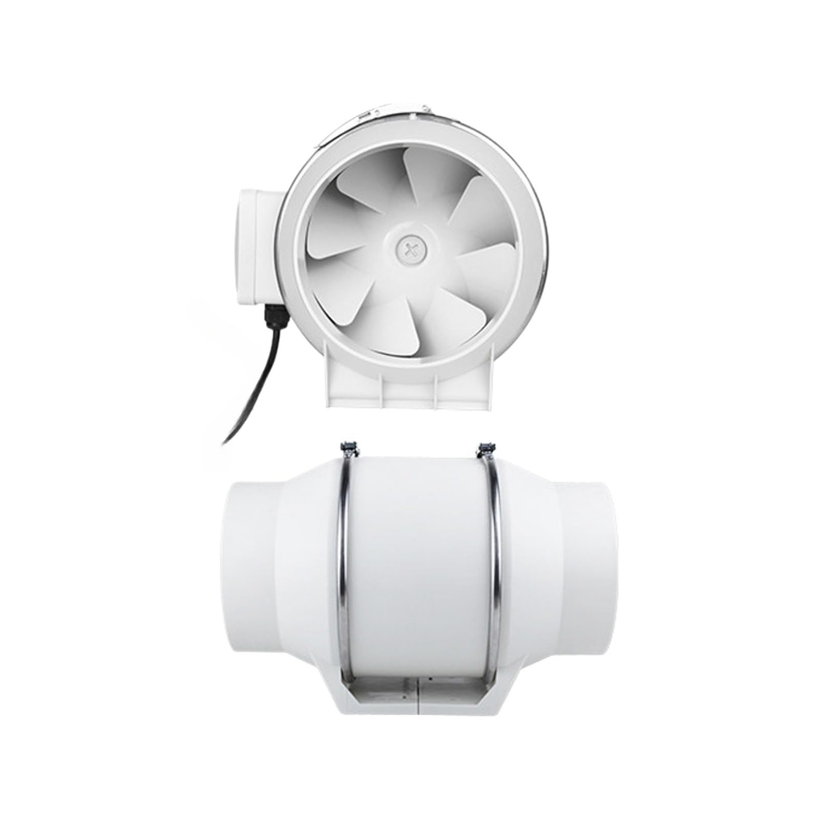 Extractor de conductos de flujo diagonal de 6 pulgadas con doble velocidad regulable