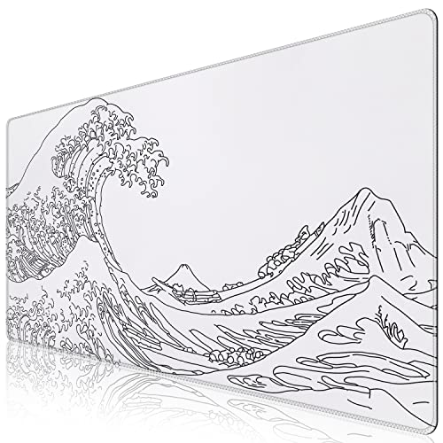 iCasso White Desk Mat
