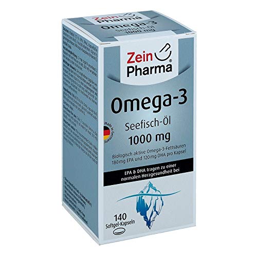 ZeinPharma Omega-3 Seefisch-Öl 1000 mg Kapseln, 140 pz Capsule