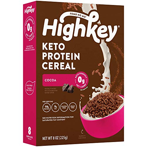 HighKey Protein Snacks - Keto Breakfast Cereal - 0 Net carb & Zero