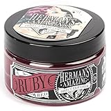 Herman's Amazing Vegan Semi-Permanent Direct Hair Color Dye (4oz) Ruby Red