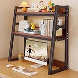 Bibliothèque de bureau en bois : fabriquée en acier robuste et planche, cette bibliothèque de bureau échelle améliore votre espace de travail tout en offrant un espace de rangement suffisant pour les livres et la décoration. Son design moderne s'adapte parfaitement à n'importe quel bureau à domicile, offrant à la fois fonctionnalité et style. Idéal pour maximiser l'espace, il aide à garder votre espace rangé et sans encombrement.