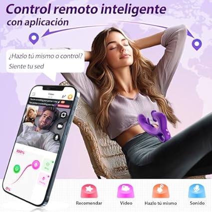 Vibradorador clítoris Juguetes sexuales, 3 in 1 Vibradorador mujer juguetes eróticos con 7 modos consoladores.. para mujer con vibración,Bofetadas Lamiendo Vibradores consoladores Dildo vibrador