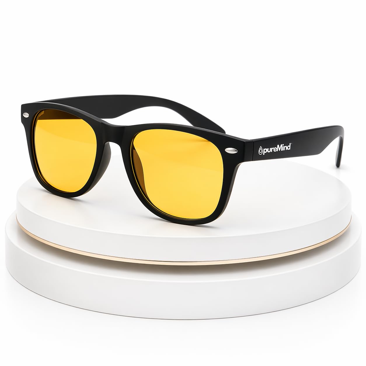 Puremind Gafas Luz Azul Unisex – Anti Luz Azul para Ordenador + Pantalla y Gaming - Gafas Protección Pantallas de Ordenador + Antifatiga y Filtro Azul - Blue Light Blocking Glasses