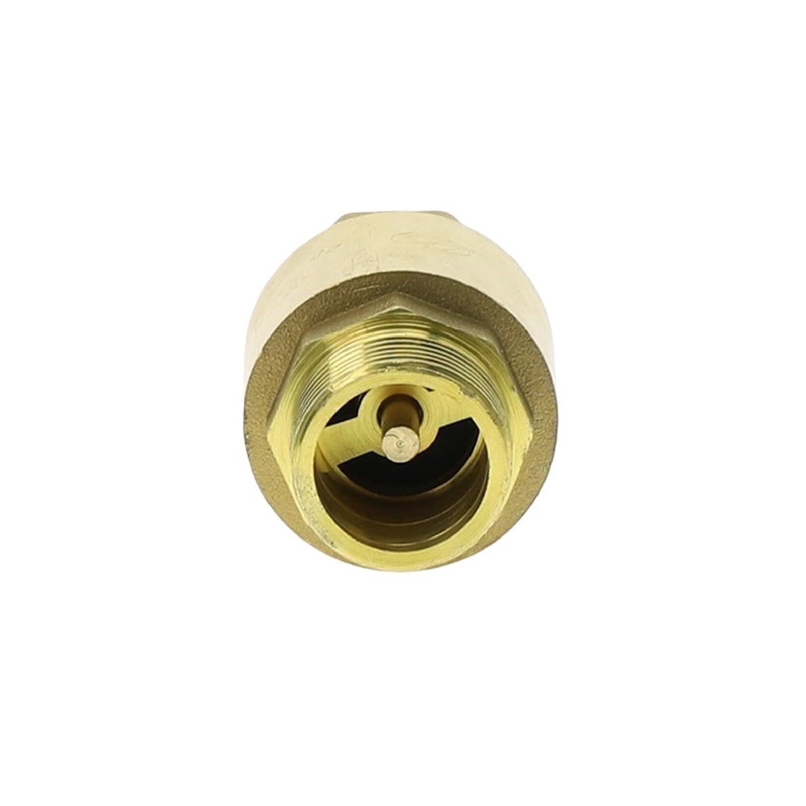 1 Pz Ottone 1/2 "3/4" 1 "Filettatura femmina X Filettatura maschio Valvola di ritegno verticale Valvola unidirezionale(Size:1/2")