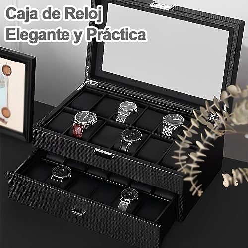 Reviews y listado de Estuche relojero relojes los más recomendados. 24 Imagen adicional