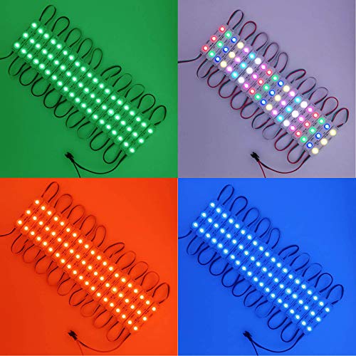 Módulo LED RGB direccionable WS2811 12V 100pcs impermeable IP65 miniatura 5