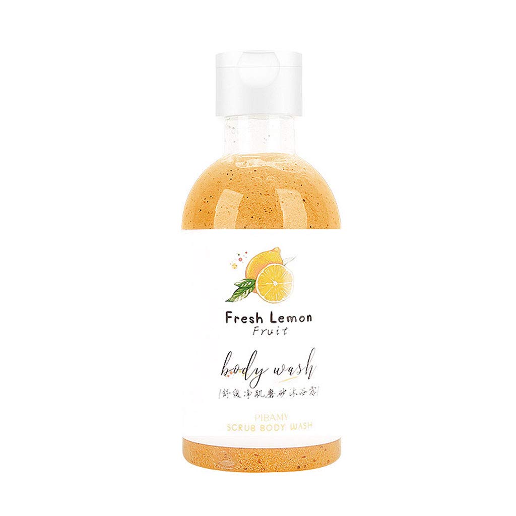 Gentle Body Wash for Dry Skin | 8.8 Ounce | Moisturizing Body Wash for Sensitive Skin with Fruit Fragrances (Lemon)